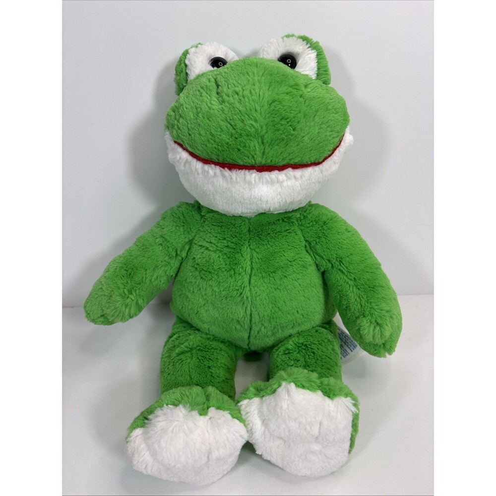 Build-A-Bear Friendly Frog, Green, 17"  Plush Stuffed Animal Retired 2004